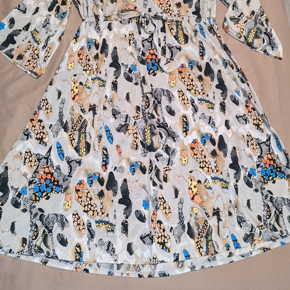 3free(from boutique) Drawstring Waist Dress Sz S/M - Picture 5 of 8